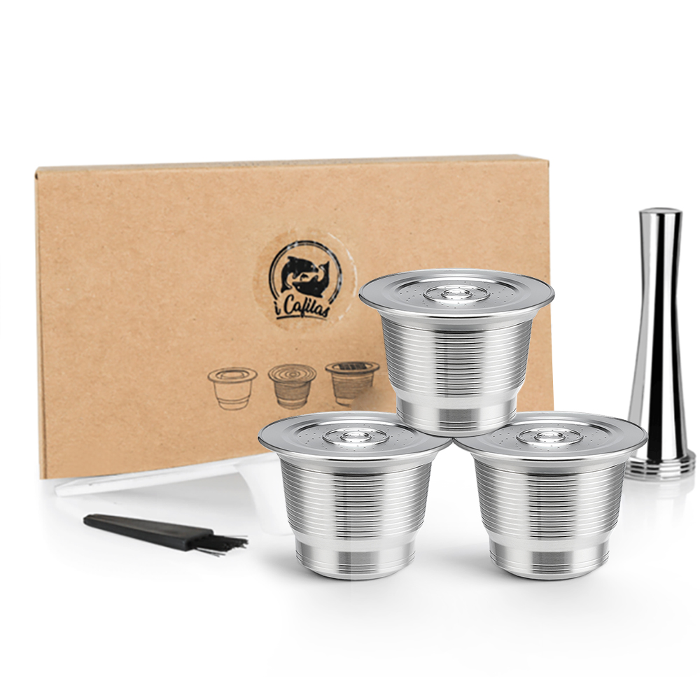 Coffee Equipment For Sale - 네스프레소 재사용 가능한 커피 캡슐 스테인레스