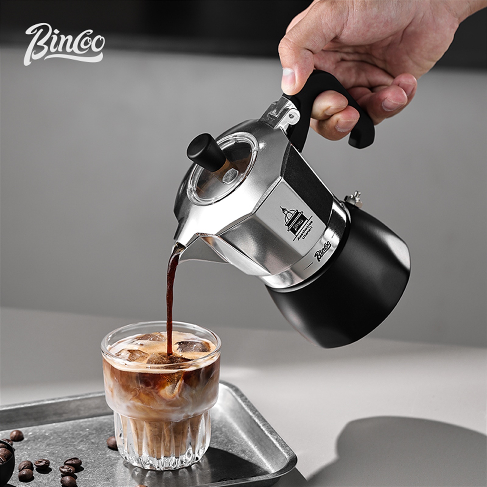 Coffee Equipment For Sale - BINCOO 더블 밸브 모카 포트, 에스프레소