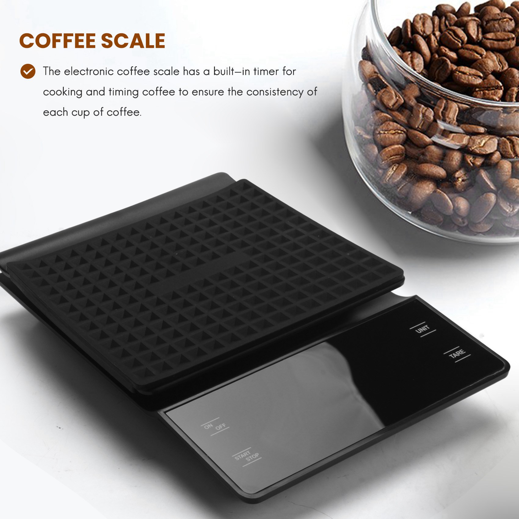 Scale Drip Timer - AT05-타이머가 있는 커피 저울 3Kg/0.1G 백라이트
