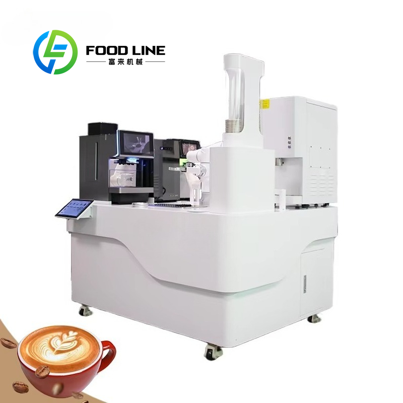 Coffee Equipment Service - 맞춤형 상업용 로봇 커피 바 6축