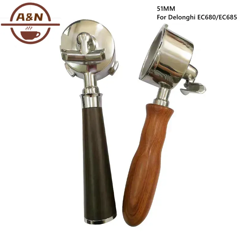 Coffee Equipment For Sale - 51MM 더블 스파우트 커피 포터필터 샤프너
