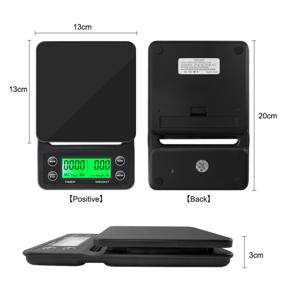 3kg/0.1g 5kg/0.1g 타이머가 있는 드립 커 - Scale Drip Timer 리뷰 및 가격
