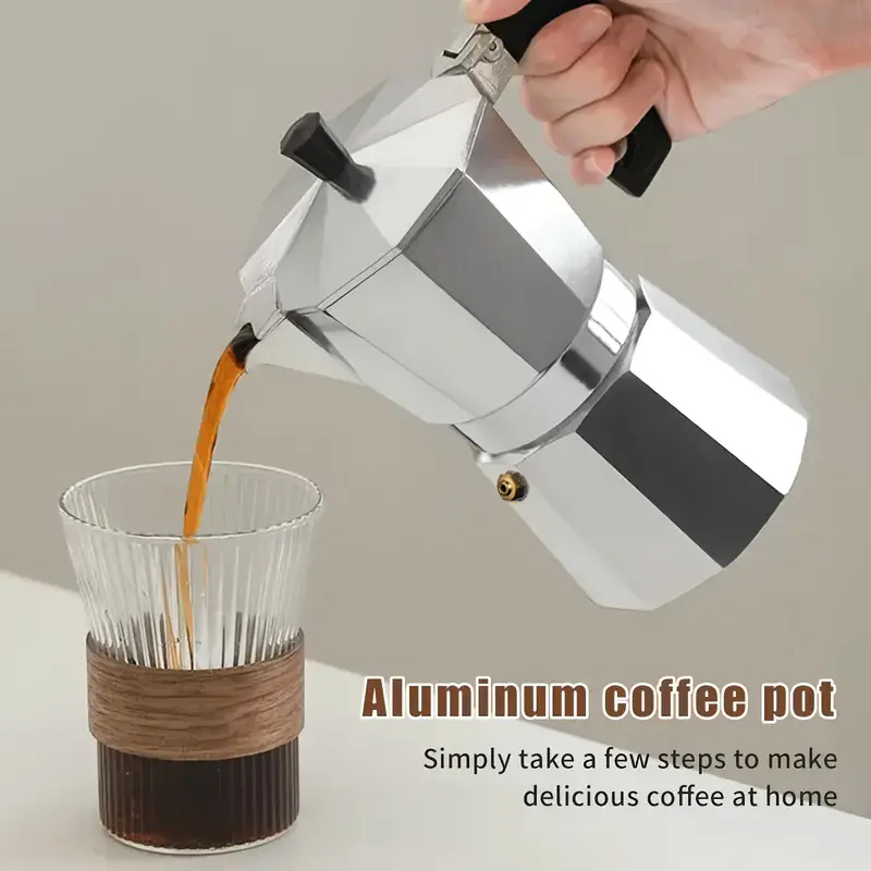 클래식 알루미늄 모카포트 50-300ML 가정용 스토브 - Coffee Equipment For Sale 리뷰 및 가격