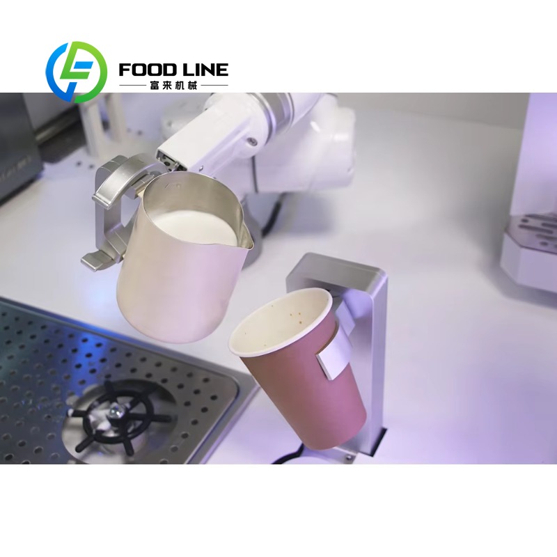 맞춤형 상업용 로봇 커피 바 6축 로봇 팔 자동 커피  - Coffee Equipment Service 리뷰 및 가격