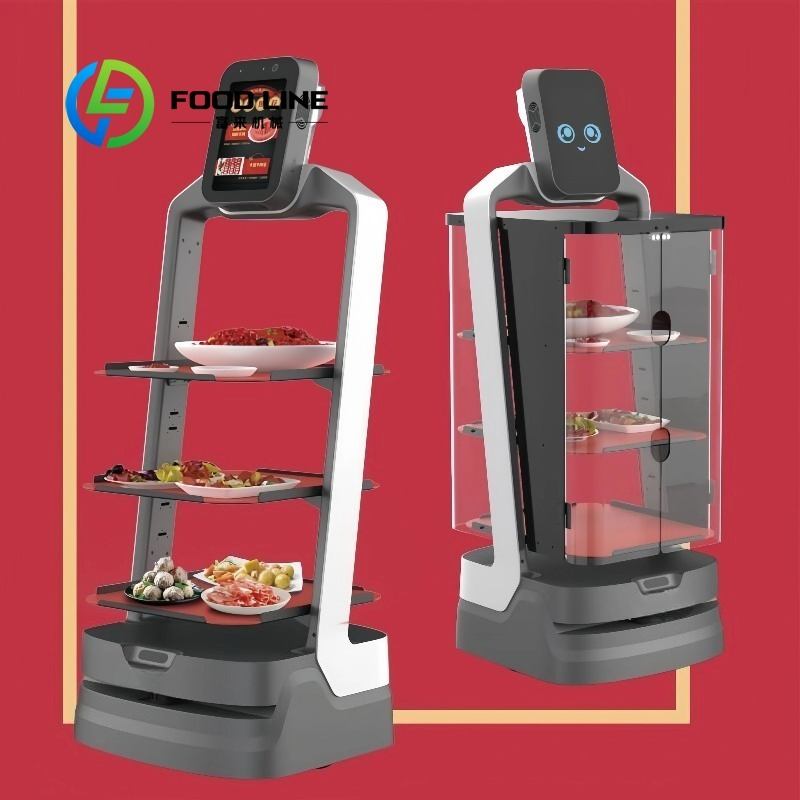 맞춤형 스마트 호텔 커피숍 레스토랑 웨이터 서버 로봇  - Coffee Equipment Service 리뷰 및 가격